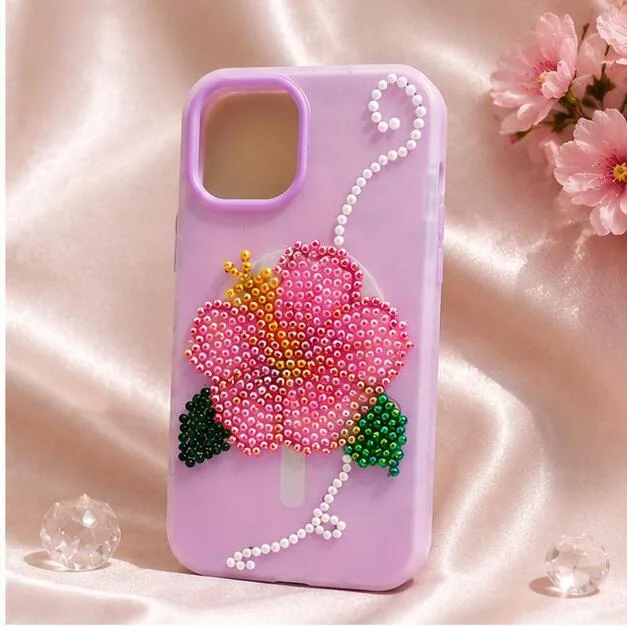 iphone 13 Pink Pearl Blossom MagSafe Case, photo 2 of 4