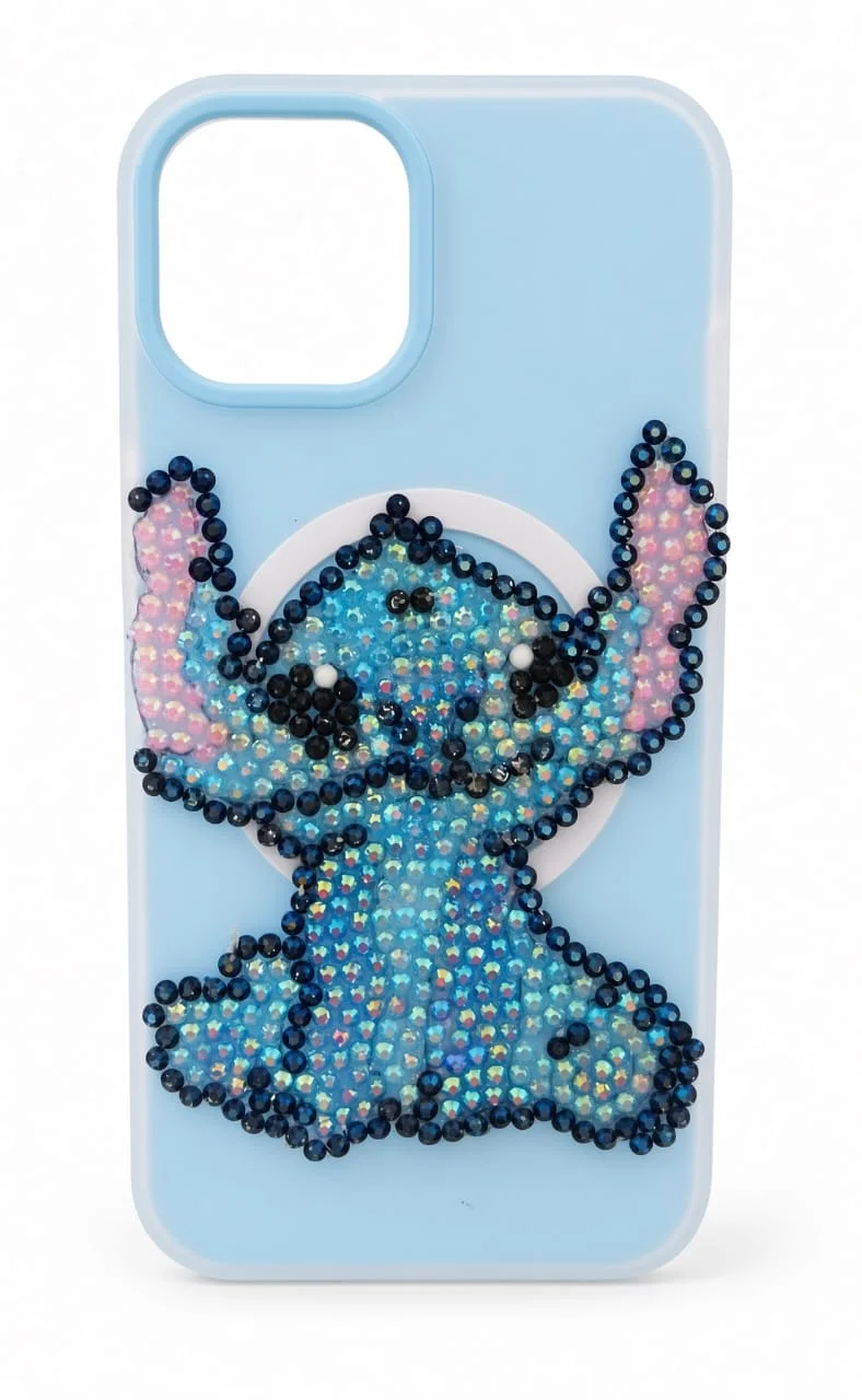iphone 13 Blue Bling MagSafe Case Stitch, photo 2 of 4